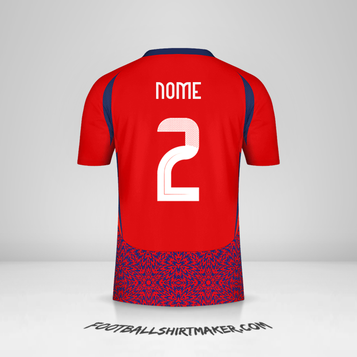 Maglia Costa Rica 2024 -  nome - 2