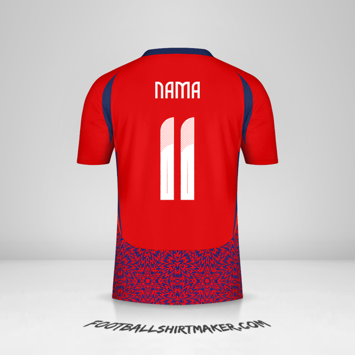 Jersey Kosta Rika 2024 -  nama - 11