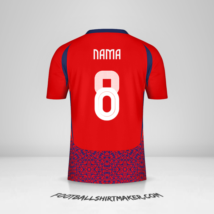 Jersey Kosta Rika 2024 -  nama - 8