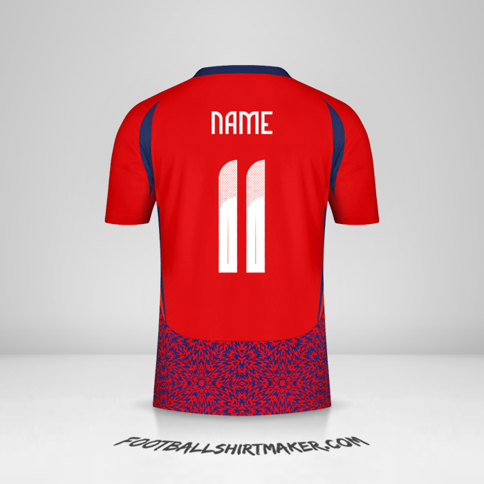 Jersey Costa Rica 2024 -  name - 11
