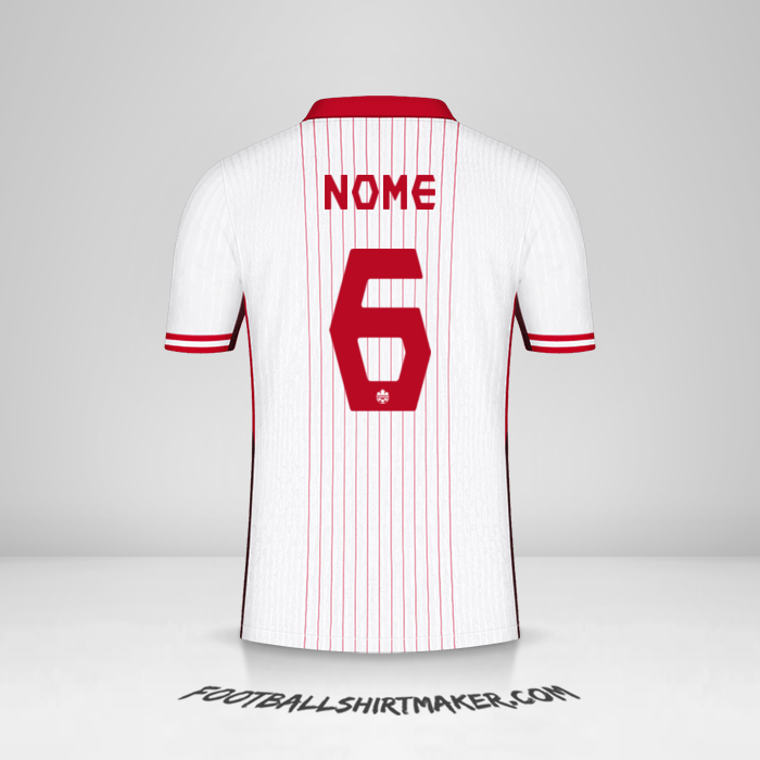 Camisa Canadá 2024 Alternativa -  nome - 6