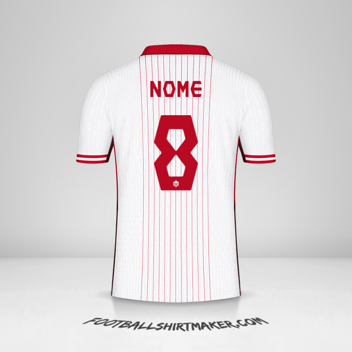 Maglia Canada 2024 Seconda -  nome - 8