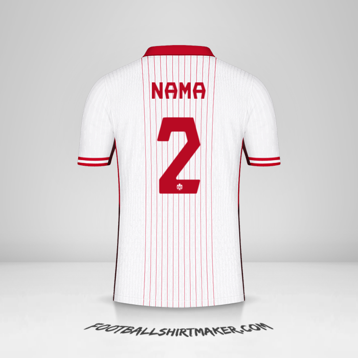 Jersey Kanada 2024 Alternatif -  nama - 2
