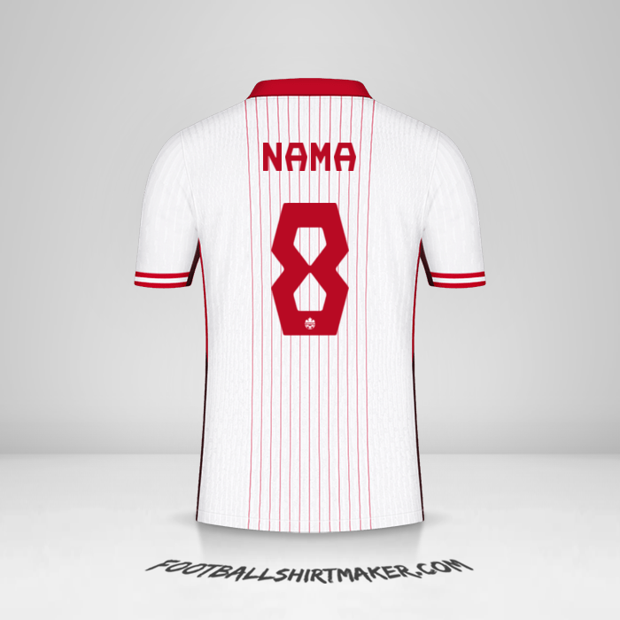 Jersey Kanada 2024 Alternatif -  nama - 8
