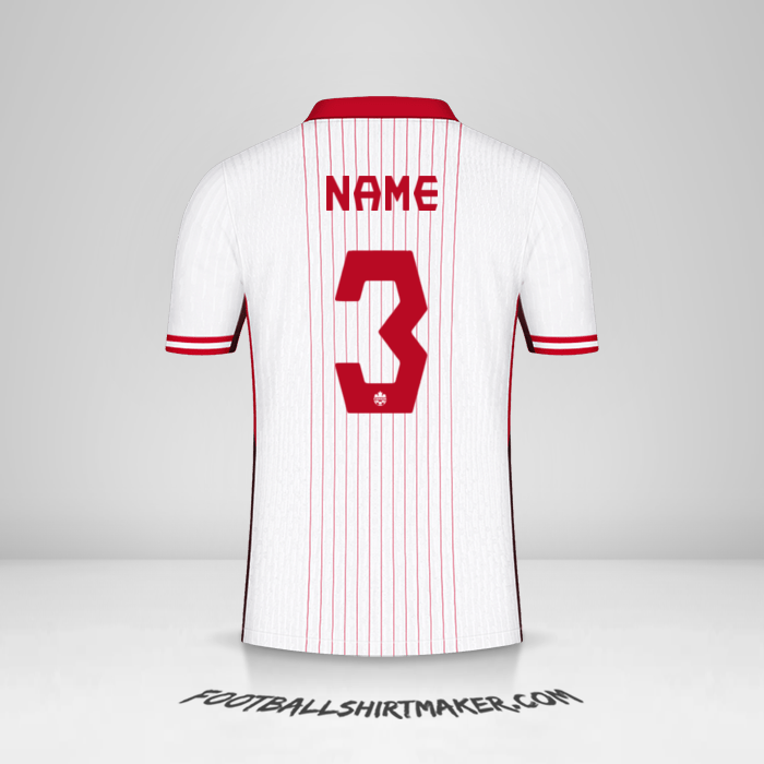 Shirt Canada 2024 Away -  name - 3