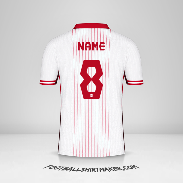 Shirt Canada 2024 Away -  name - 8