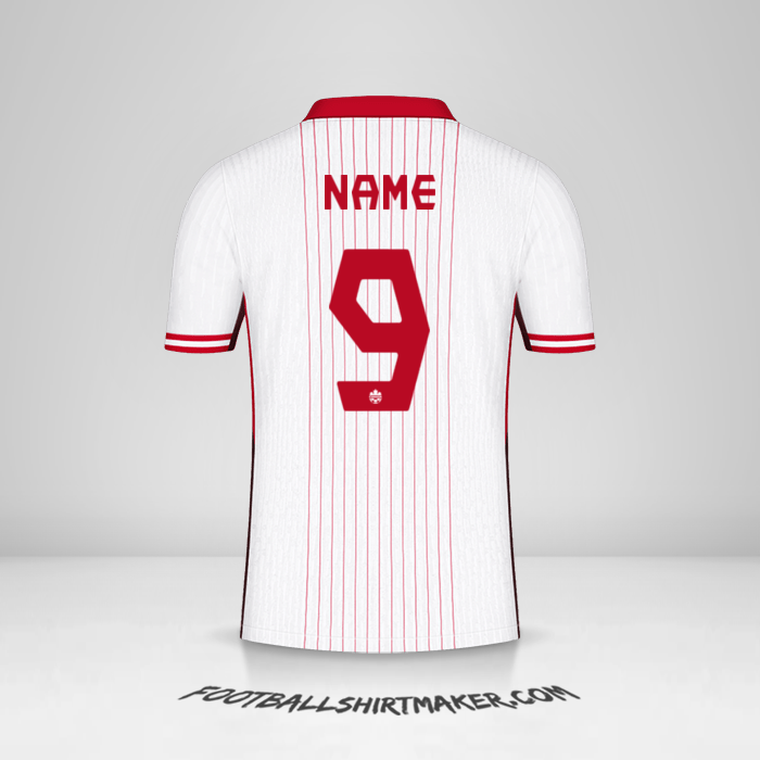 Shirt Canada 2024 Away -  name - 9
