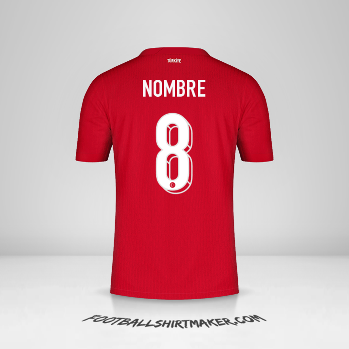 Jersey Turquia 2024 Visita -  nombre - 8