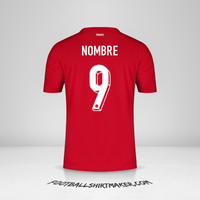 Jersey Turquia 2024 Visita -  nombre - 9