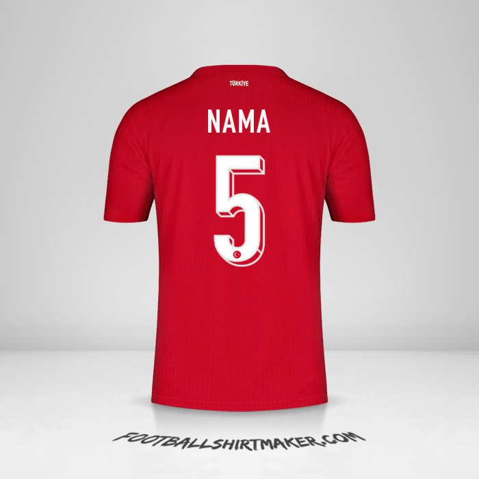 Jersey Turki 2024 Alternatif -  nama - 5