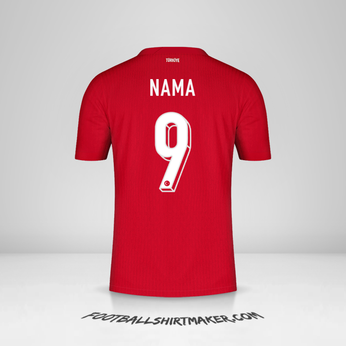 Jersey Turki 2024 Alternatif -  nama - 9