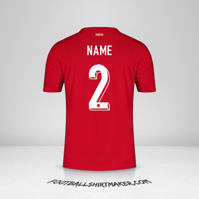 Shirt Turkey 2024 Away -  name - 2