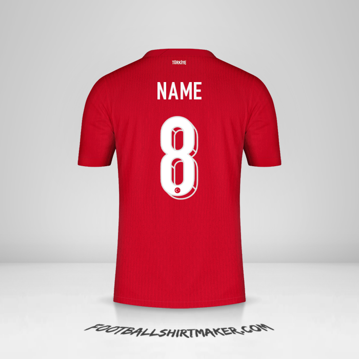 Shirt Turkey 2024 Away -  name - 8