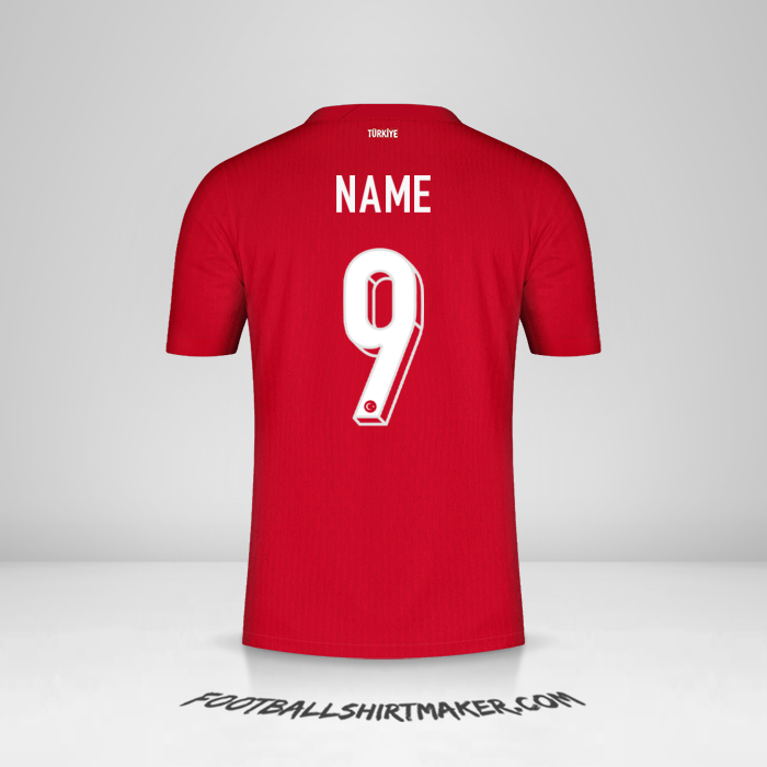 Shirt Turkey 2024 Away -  name - 9