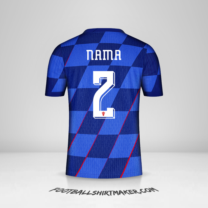 Jersey Kroasia 2024 Alternatif -  nama - 2
