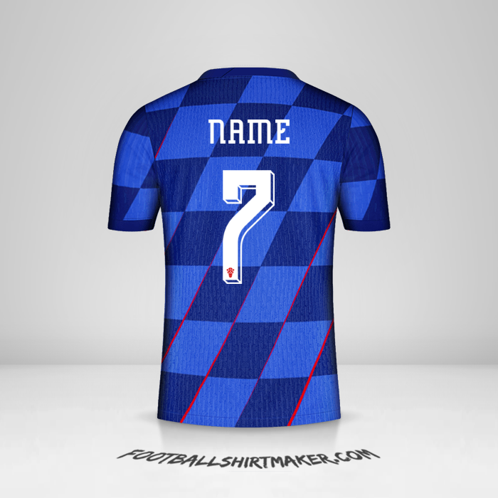Trikot Kroatien 2024 Auswärts -  name - 7