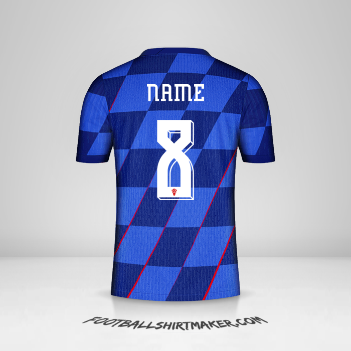 Trikot Kroatien 2024 Auswärts -  name - 8