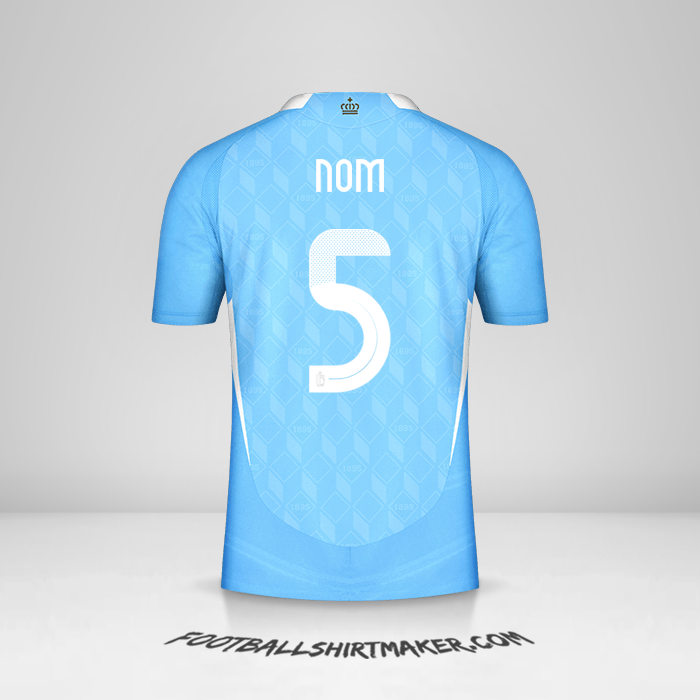 Maillot Belgique 2024 Extérieur -  nom - 5