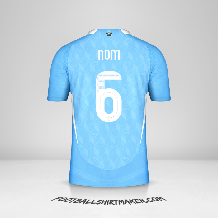 Maillot Belgique 2024 Extérieur -  nom - 6