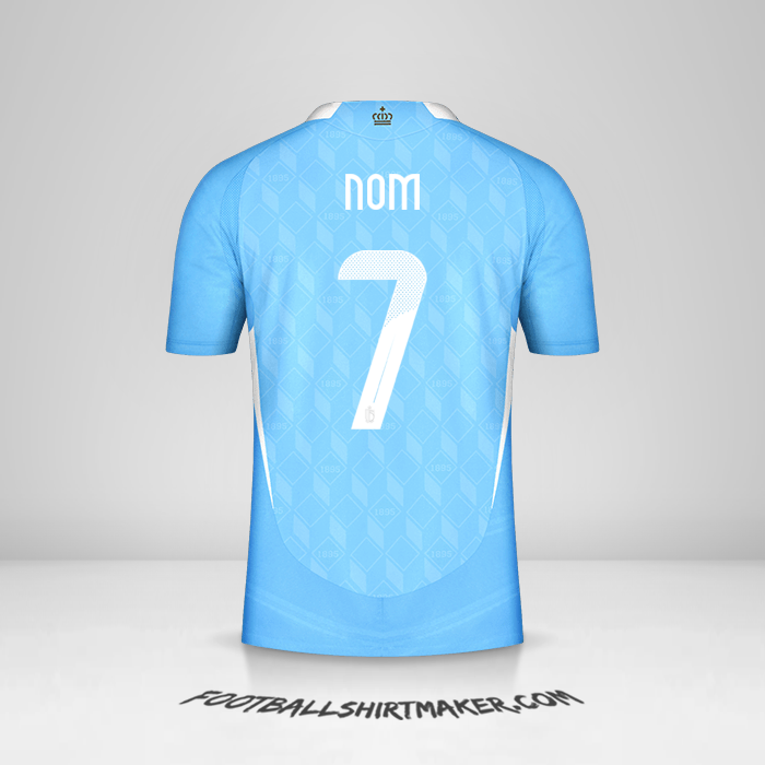 Maillot Belgique 2024 Extérieur -  nom - 7