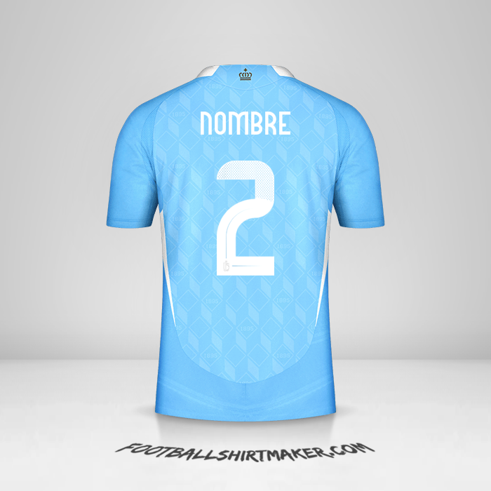 Jersey Belgica 2024 Visita -  nombre - 2