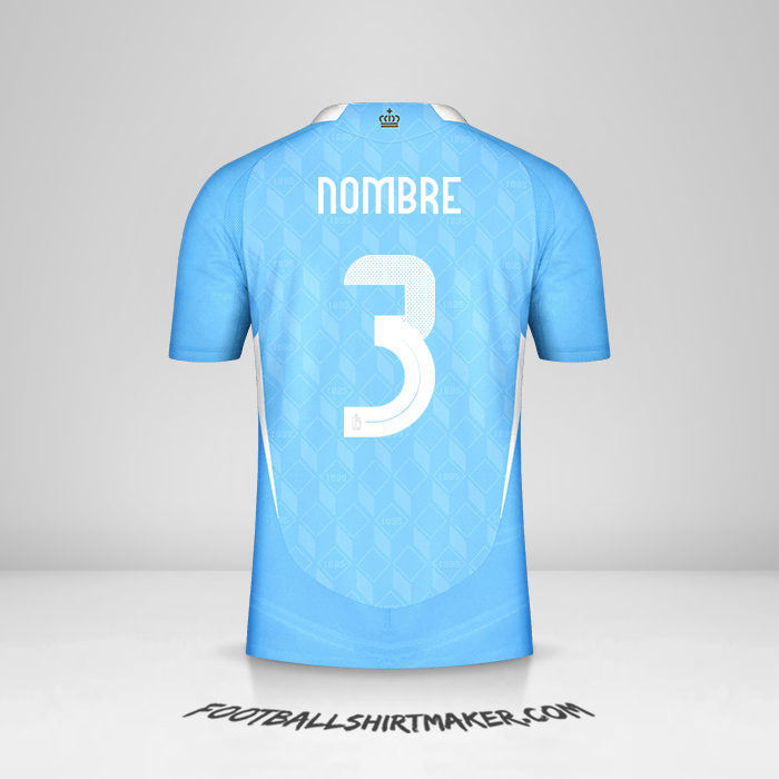 Jersey Belgica 2024 Visita -  nombre - 3