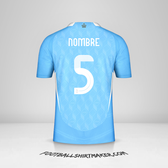 Camiseta Belgica 2024 Visita -  nombre - 5