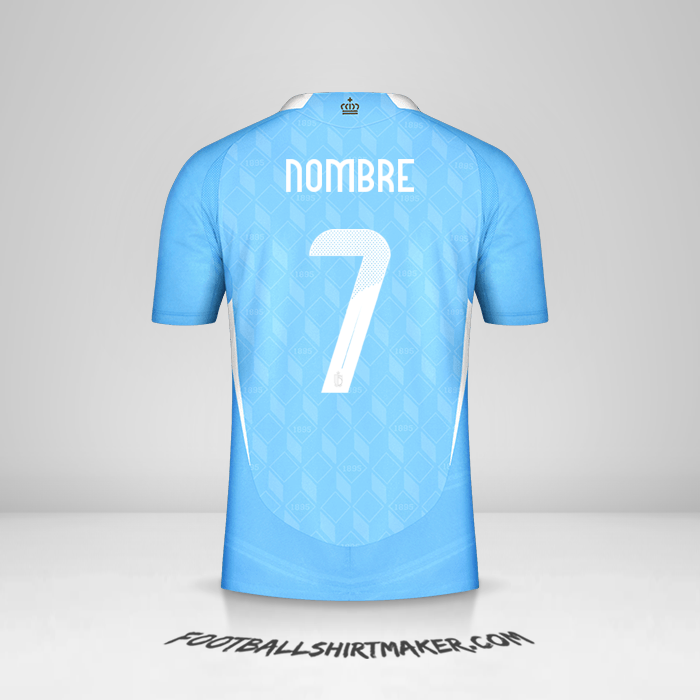 Camiseta Belgica 2024 Visita -  nombre - 7