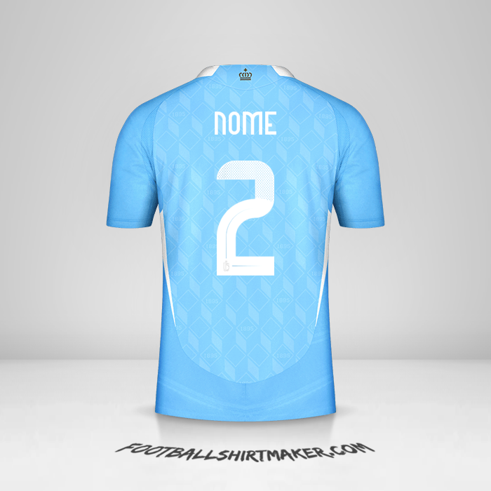 Maglia Belgio 2024 Seconda -  nome - 2