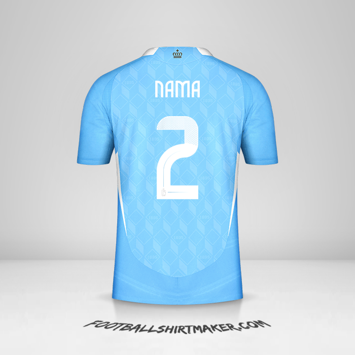 Jersey Belgia 2024 Alternatif -  nama - 2