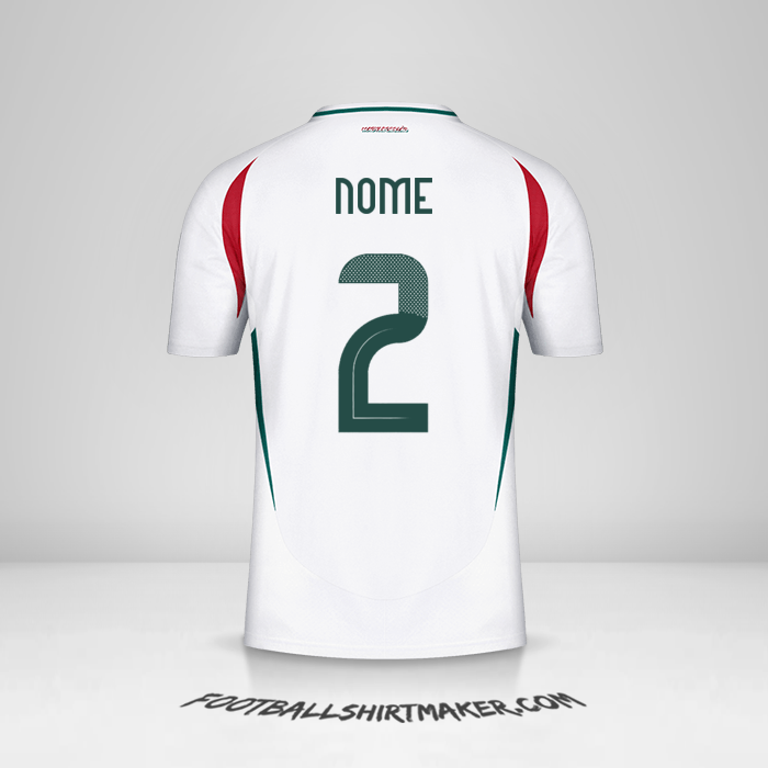 Camisa Hungria 2024 Alternativa -  nome - 2