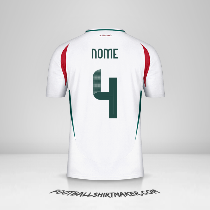 Maglia Ungheria 2024 Seconda -  nome - 4
