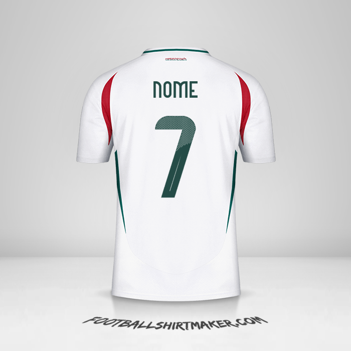 Maglia Ungheria 2024 Seconda -  nome - 7