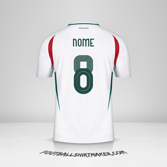 Maglia Ungheria 2024 Seconda -  nome - 8