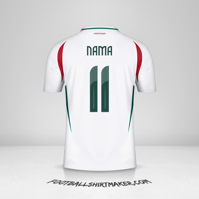 Jersey Hongaria 2024 Alternatif -  nama - 11