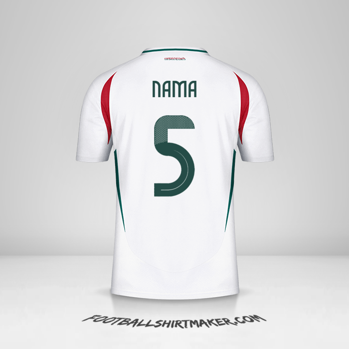 Jersey Hongaria 2024 Alternatif -  nama - 5