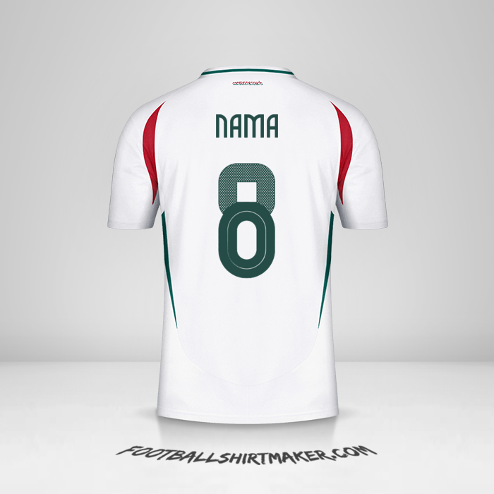 Jersey Hongaria 2024 Alternatif -  nama - 8