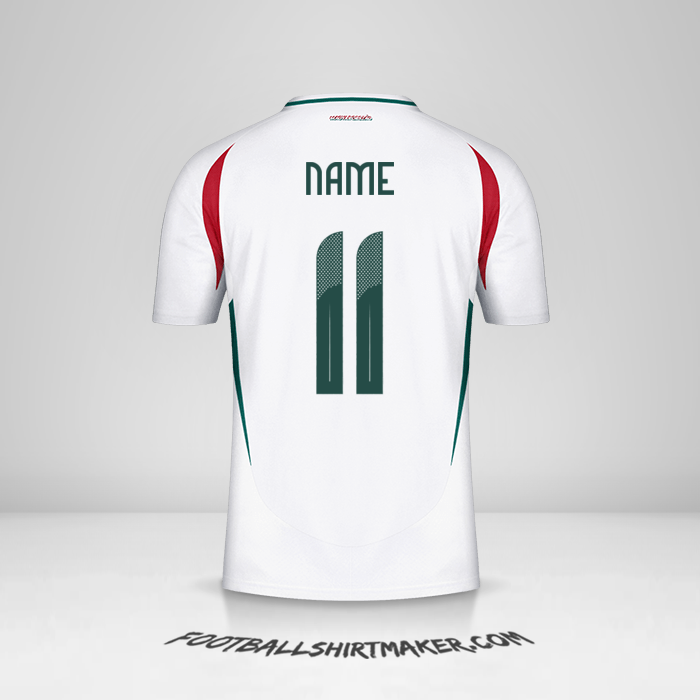 Trikot Ungarn 2024 Auswärts -  name - 11