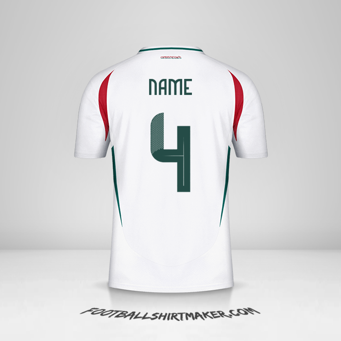 Jersey Hungary 2024 Away -  name - 4