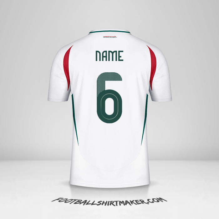 Trikot Ungarn 2024 Auswärts -  name - 6