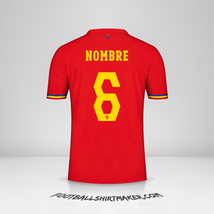 Jersey Rumania 2024 Visita -  nombre - 6