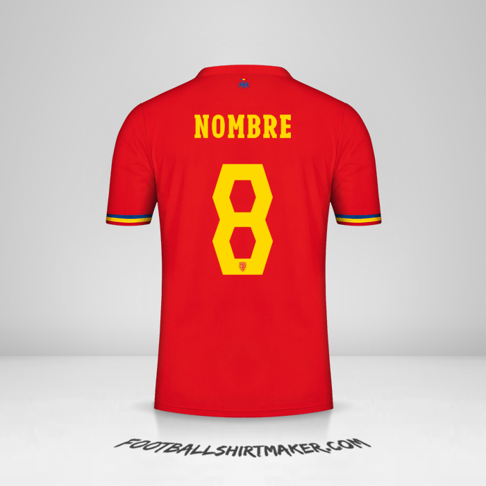 Jersey Rumania 2024 Visita -  nombre - 8