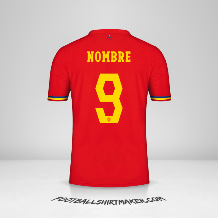 Jersey Rumania 2024 Visita -  nombre - 9