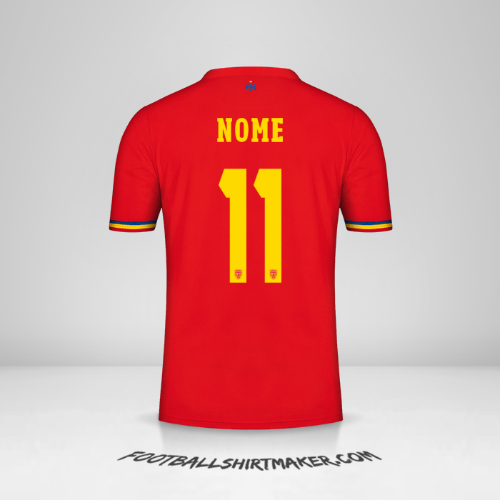 Maglia Romania 2024 Seconda -  nome - 11