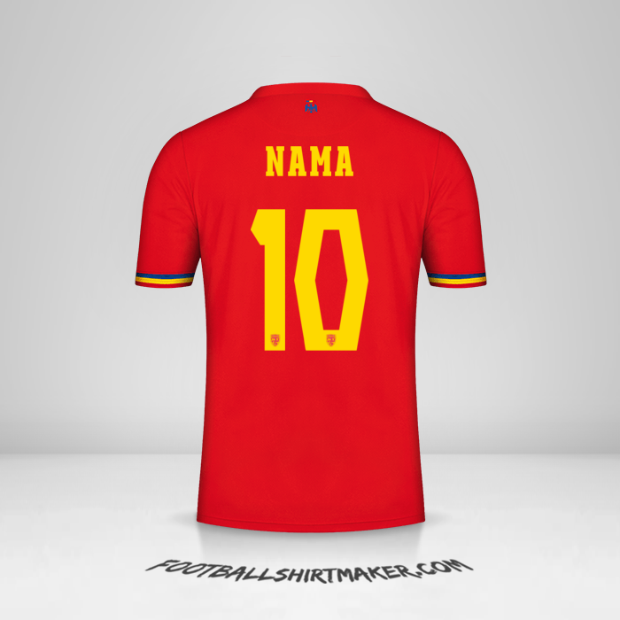 Jersey Rumania 2024 Alternatif -  nama - 10
