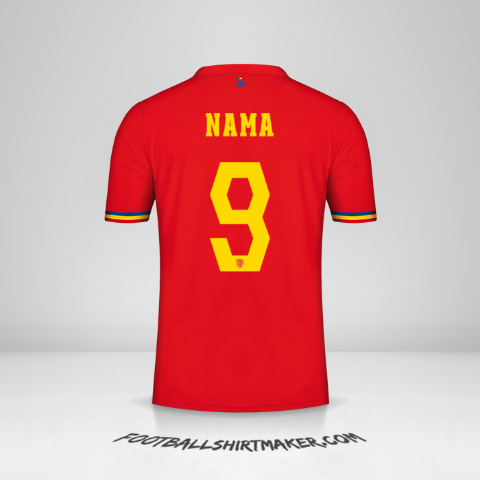 Jersey Rumania 2024 Alternatif -  nama - 9