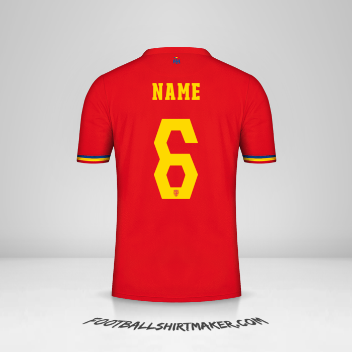Jersey Romania 2024 Away -  name - 6