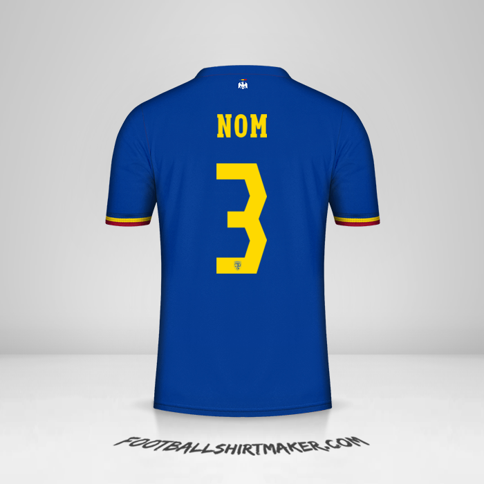 Maillot Roumanie 2024 Troisième -  nom - 3