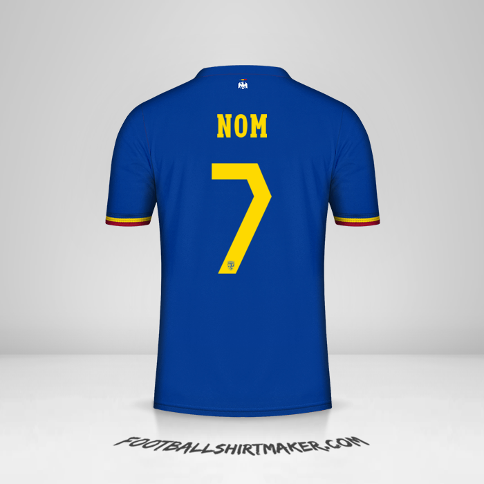 Maillot Roumanie 2024 Troisième -  nom - 7