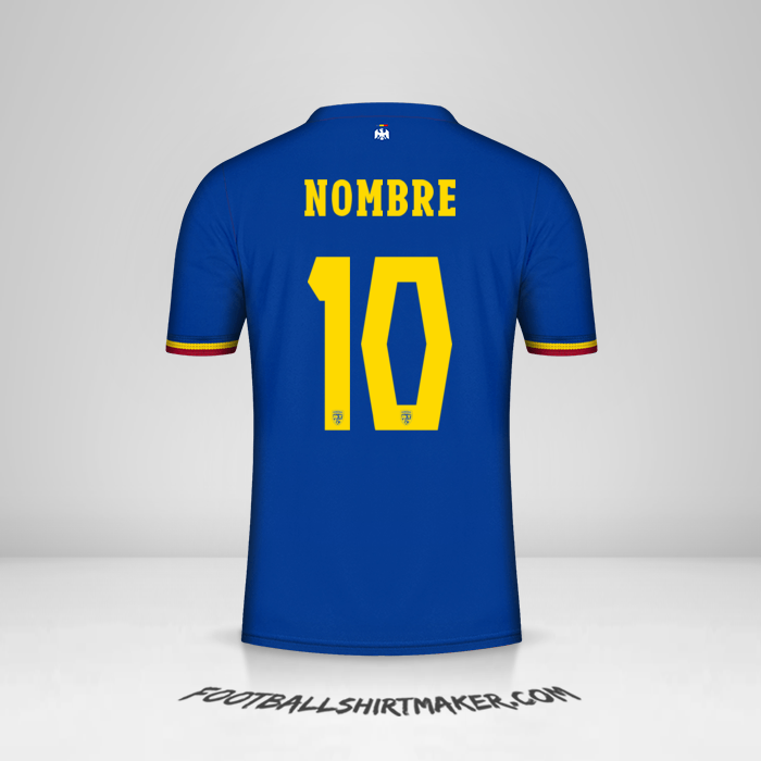 Camiseta Rumania 2024 Tercera -  nombre - 10